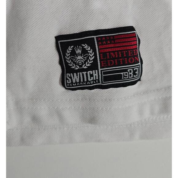 SWITCH Men’s Looney Tunes Bugs Bunny “Get The Juice” Polo Shirt – Size Small - Picture 6 of 8